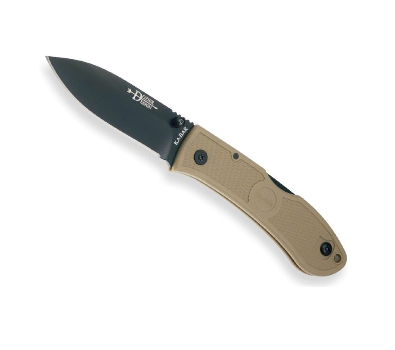 Navaja Ka-Bar Dozier Folding Hunter COYOTE KB4062CB - Imagen 2