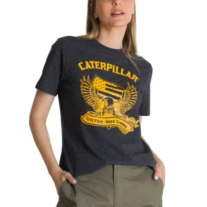 Polera Manga Corta Mujer Diseño Grafito CAT