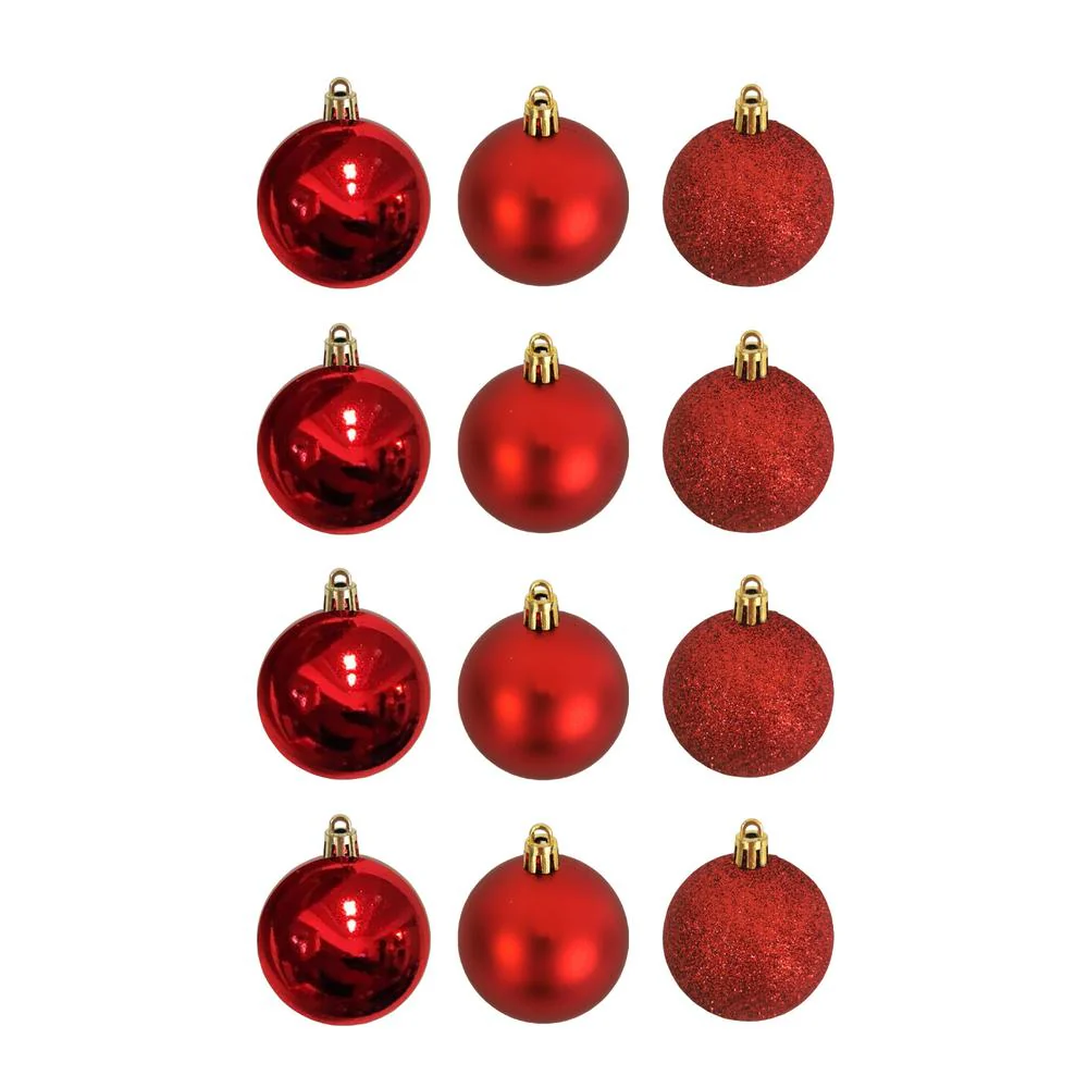 Adornos Navidad 24pz Decoracion Esferas Navideñas 6cm Arbol - Imagen 6