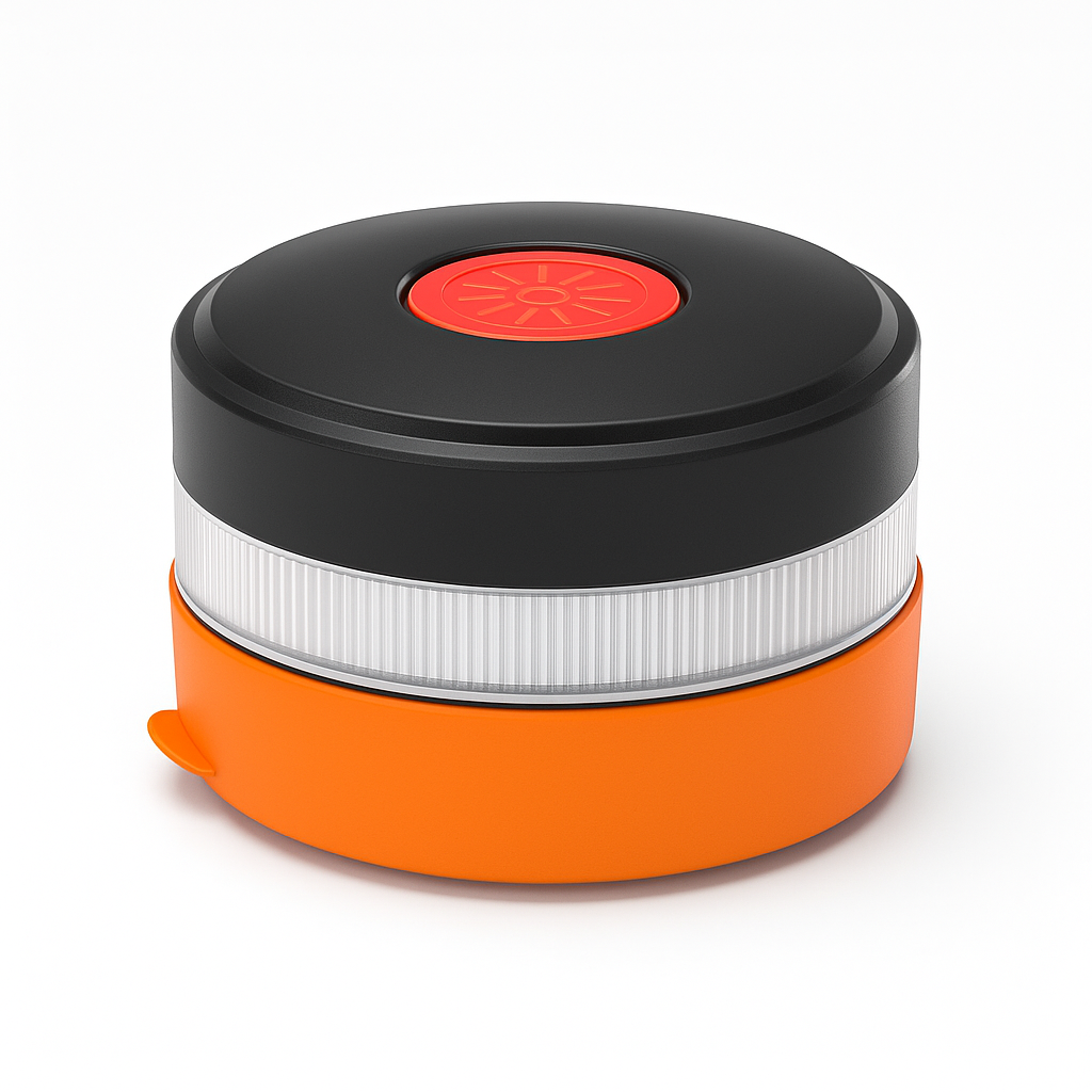 Baliza V16 Luz de Emergencia para Coche Homologada por la DGT con Geolocalización – Datos Pagados hasta 2038 – Conectividad DGT 3.0 – Base Magnética con Ventosa de Silicona, Apta para Vehículos Eléctricos, Camiones Grandes y Carrocerías No Metálicas - Imagen 3