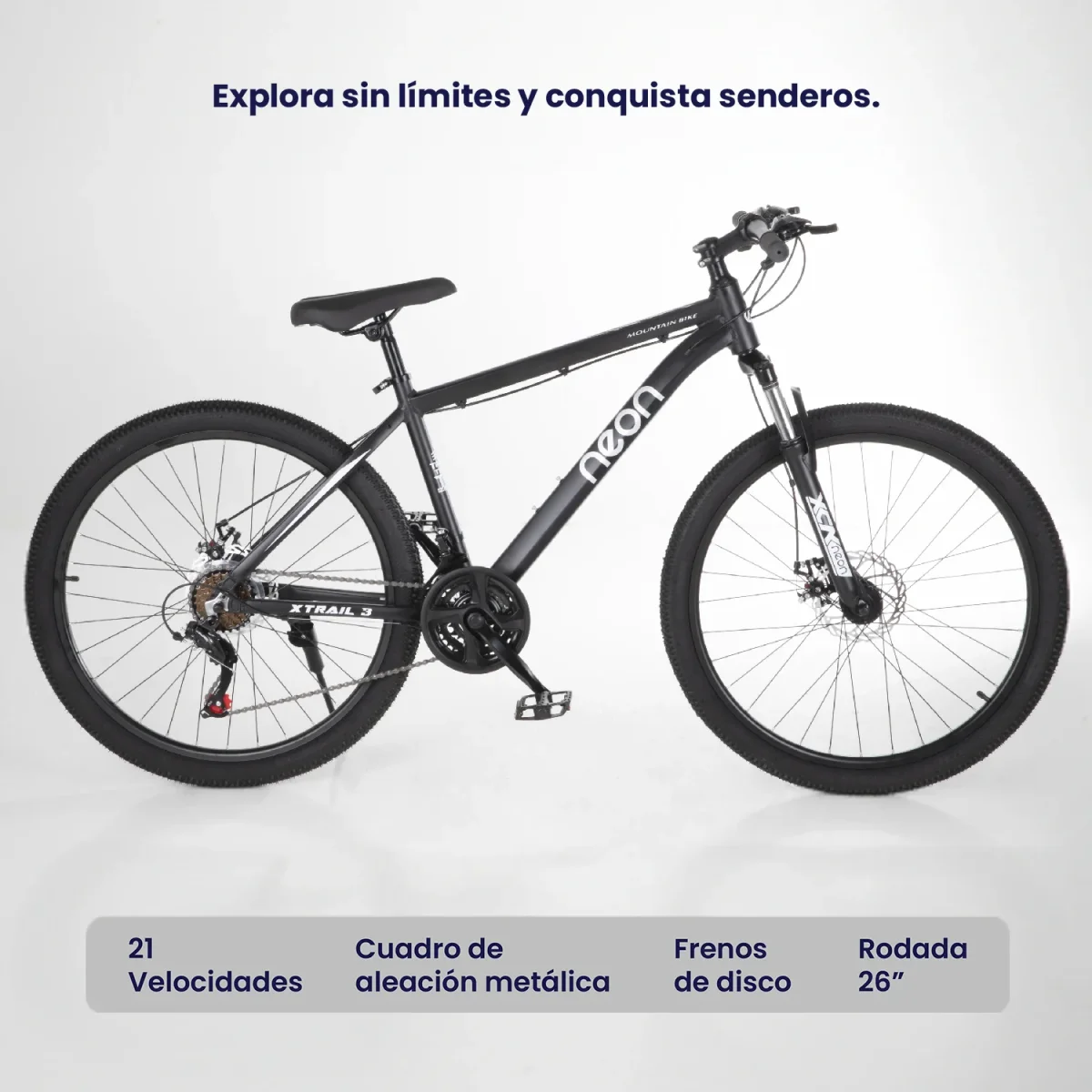 Bicicleta Montaña R26, 21 Velocidades Resistente y Ligera - Imagen 7