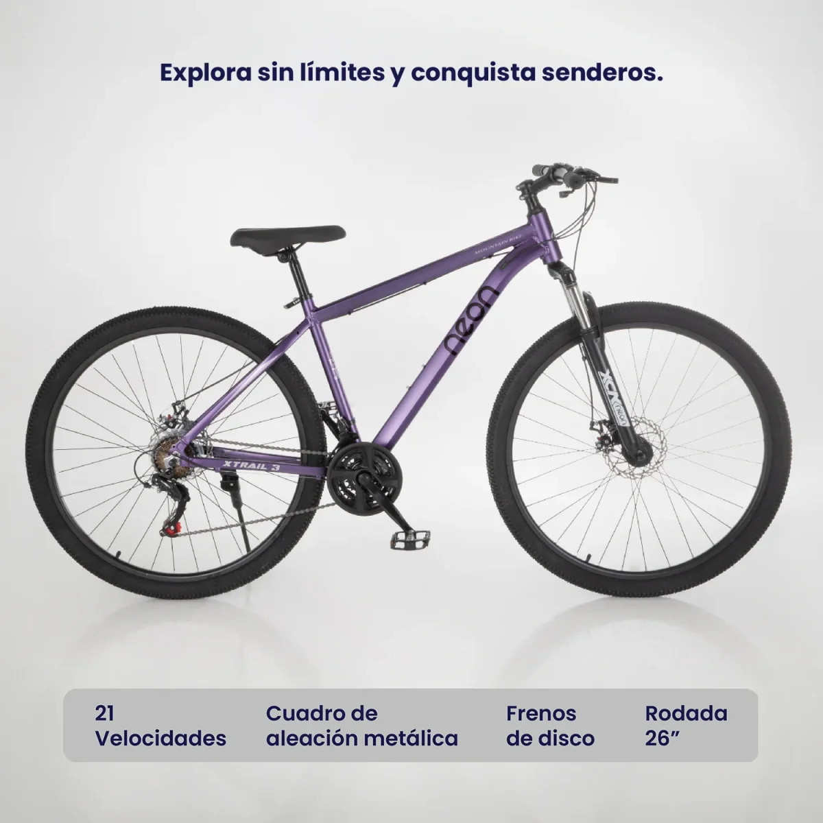 Bicicleta Montaña R26, 21 Velocidades Resistente y Ligera - Imagen 9