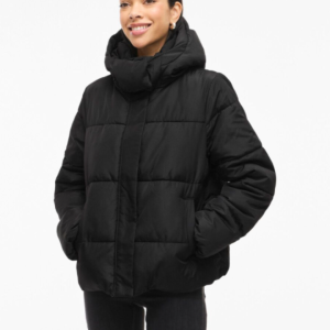 Abrigo acolchado negro – VILA