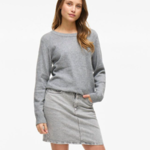 Minifalda vaquera gris Vikaja – VILA