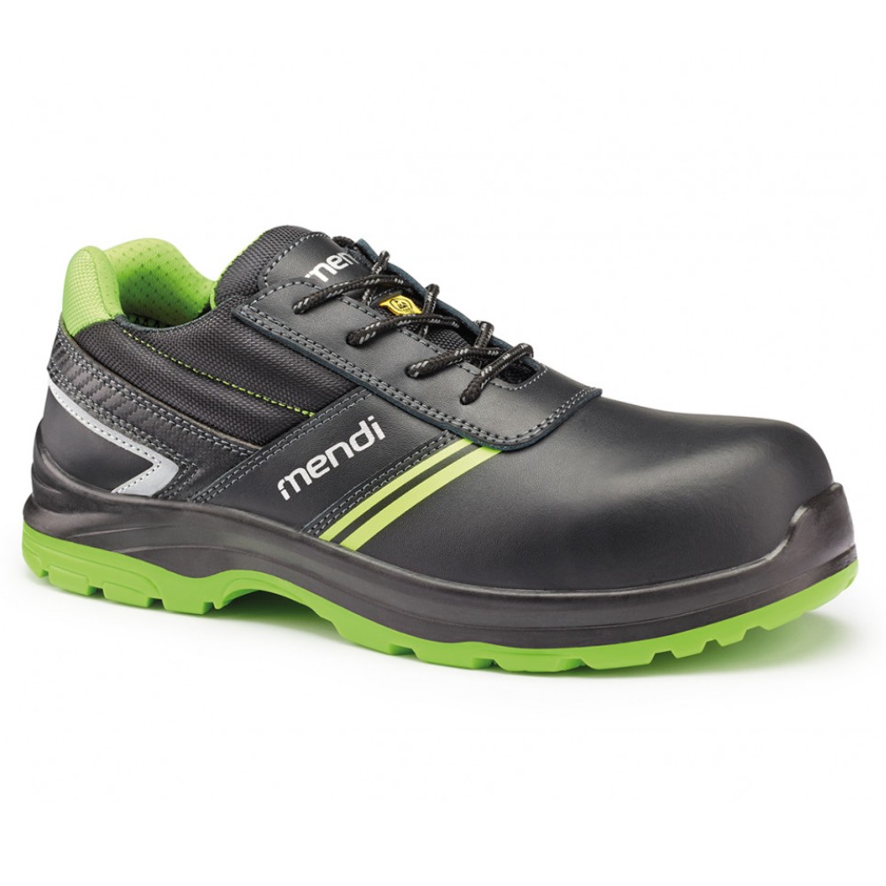 Zapato en piel flor hidrofugada S3 METAL FREE - Imagen 2