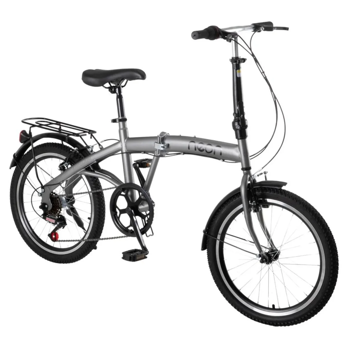 Bicicleta Plegable Vintage R20 7 Velocidades Acero Neon - Imagen 3