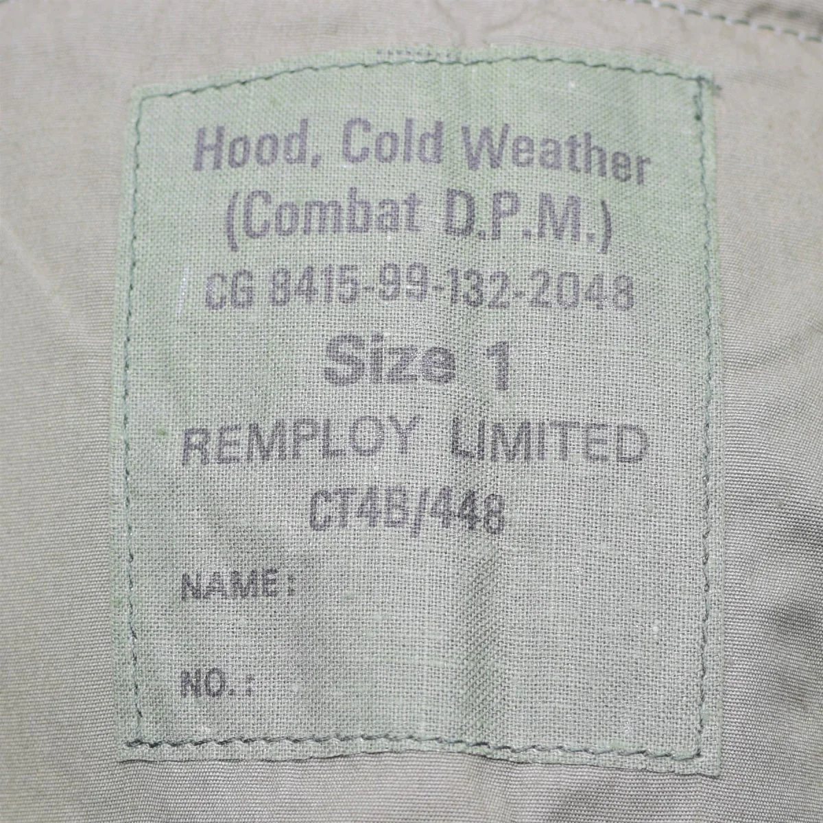 British Cold Weather Hood DPM Woodland Tactical Winter Camouflage Cap NEW - Imagen 6