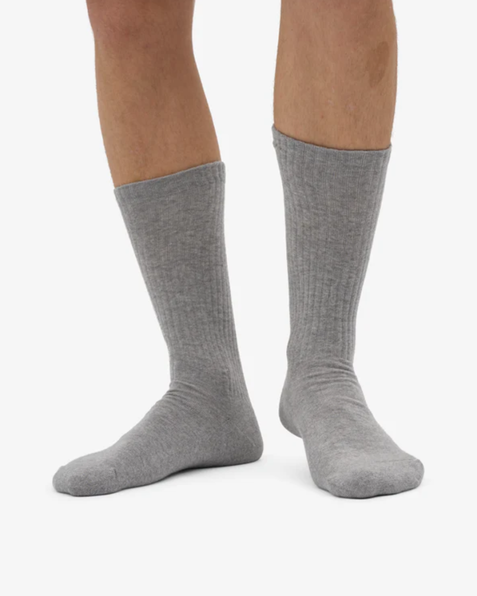 Calcetines Organic Active gris claro – Colorful Standard - Imagen 2