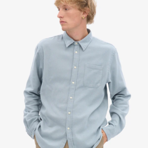Camisa franela azul celeste – Colorful Standard