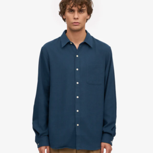 Camisa franela azul petróleo – Colorful Standard