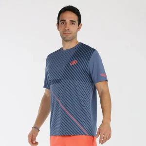 Camiseta Bullpadel Cache Azul Acero