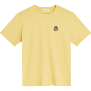 Camiseta Mini To The Sea amarilla con bordado – Bask In The Sun