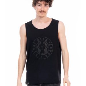 Camiseta de tirantes Oihu negra – Hïka Basque Brand