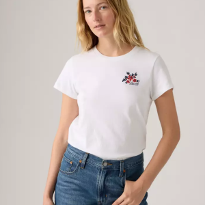 Camiseta blanca bordada Perfect Tee – Levi’s