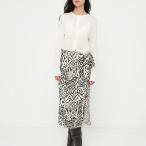 Falda cruzada estampada – VILA