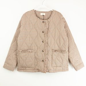 Cazadora acolchada vichy – Ouka