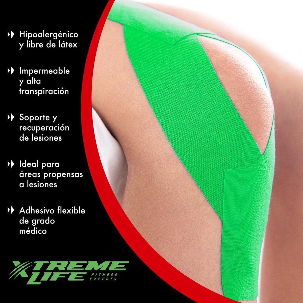 Cinta Kinesiológica Resistente Al Agua Kinesiotape Cinta - Imagen 4