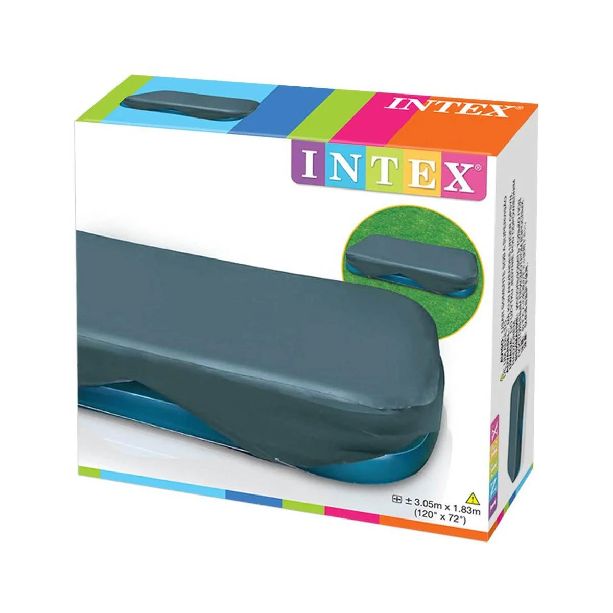 Cobertor Rectangular Para Albercas Campismo 305x183 Cm Intex - Imagen 3