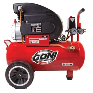 Compresor De Aire Eléctrico Goni 940 Bifásica Rojo 127v 60hz