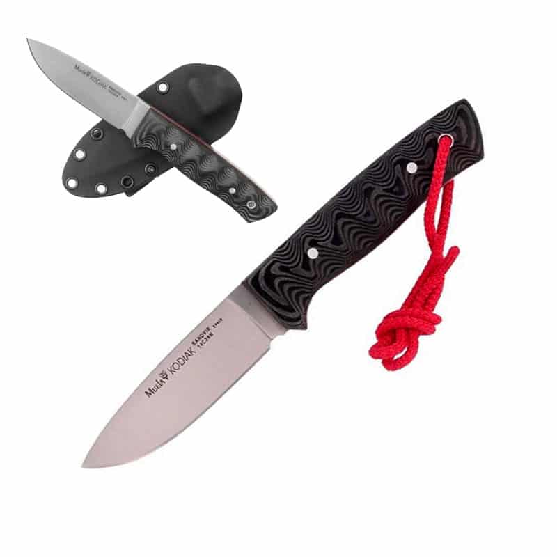 Cuchillo muela Kodiak micarta negra funda kydex KODIAK-SV.M/K - Imagen 2