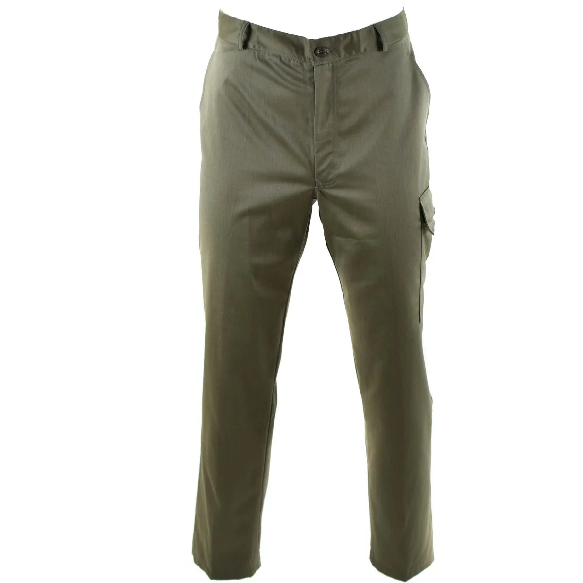 Genuine Belgian army service trousers O.D Olive military lined pants NEW - Imagen 6