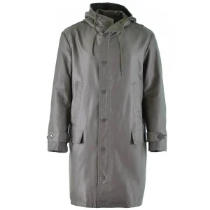 Genuine German army parka olive military surplus jacket long coat OD vintage NEW