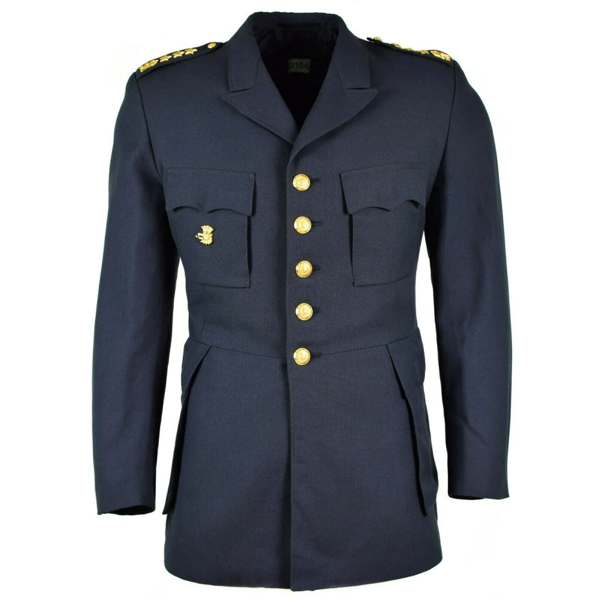 Genuine Swedish army infantry blue parade uniform Sweden military dress jacket - Imagen 2