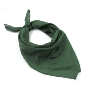 Genuine Swedish military bandana scarf 80x80cm green lightweight breathable NEW