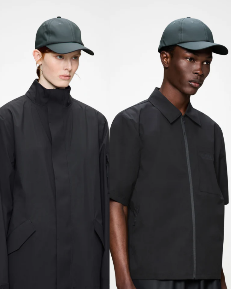 Gorra impermeable gris oscuro – Rains - Imagen 2