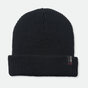 Gorro Heist negro canalé – Brixton