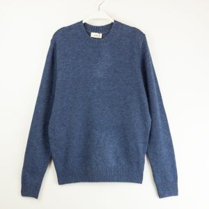 Jersey de lana azul marino – Ouka