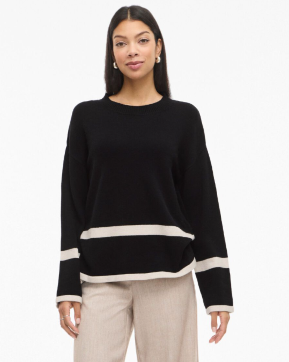 Jersey oversize negro Viril – VILA