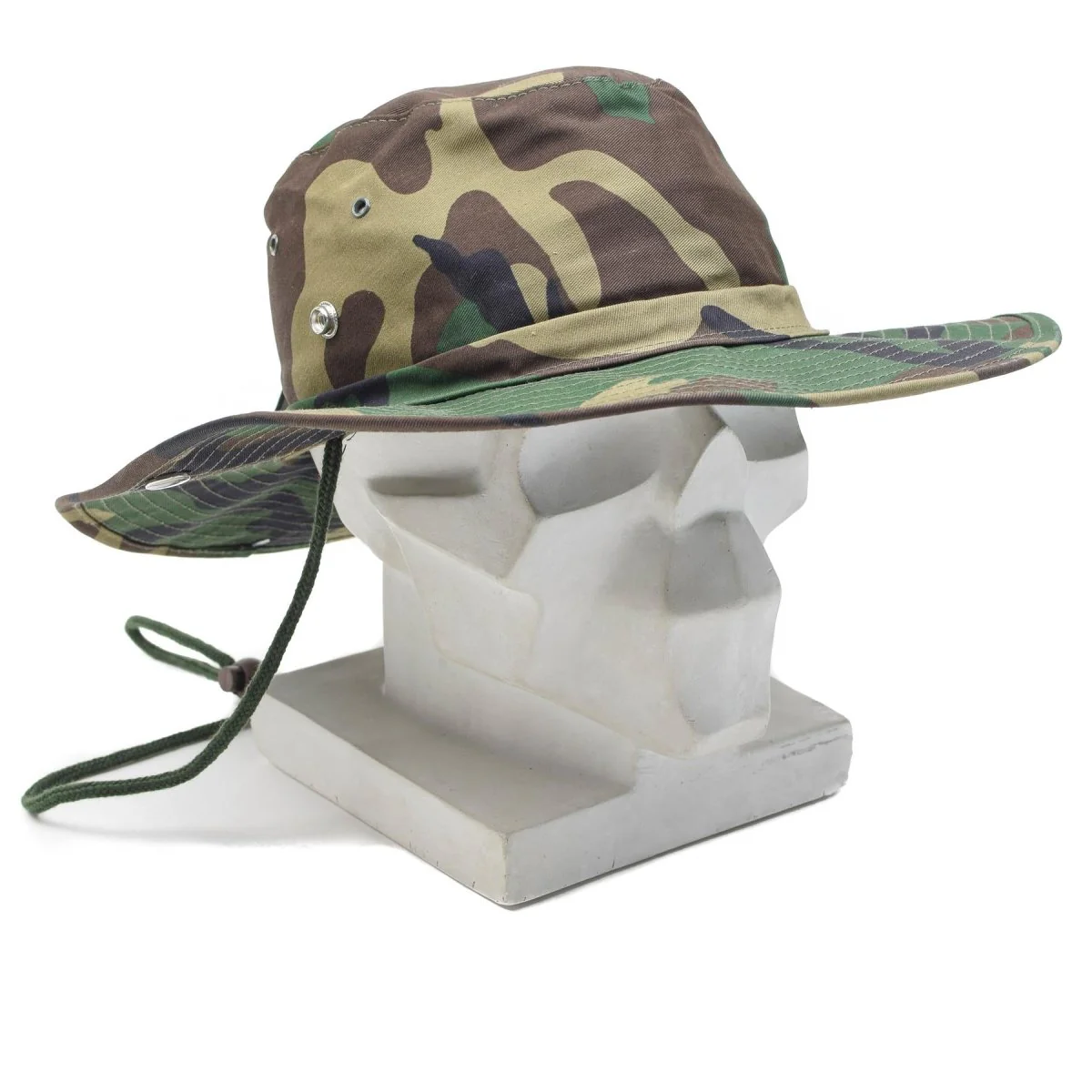MFH Brand Military bush style hat summer panama jungle bucket cap woodland NEW - Imagen 2