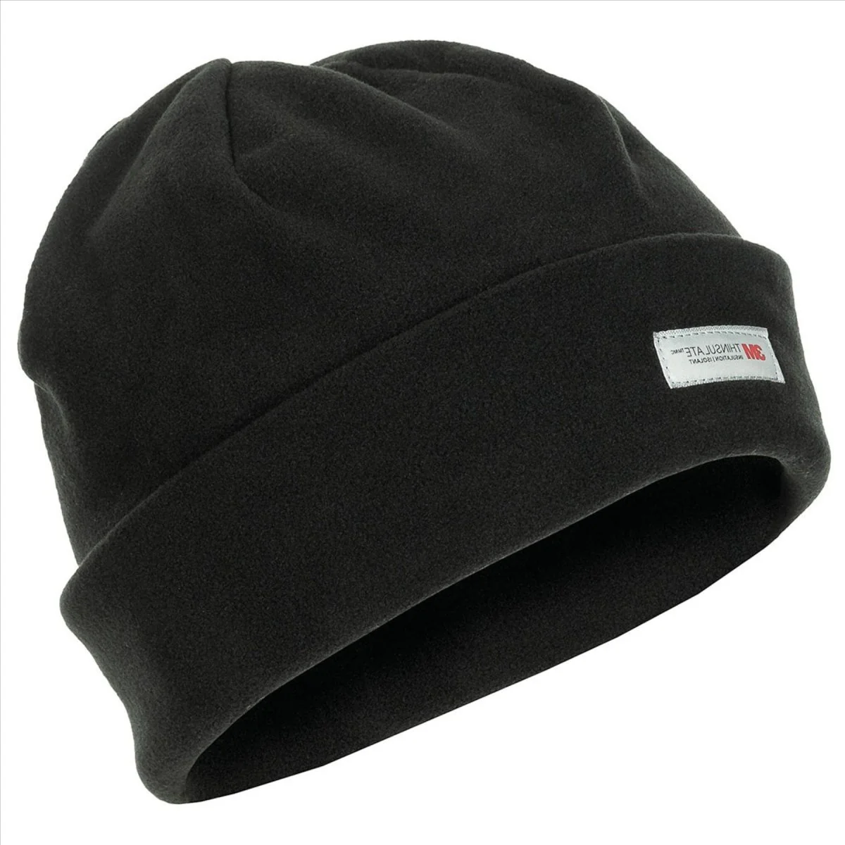 MFH Military Fleece Beanie Hat Thinsulate Insulated Cold Weather Black - Imagen 3
