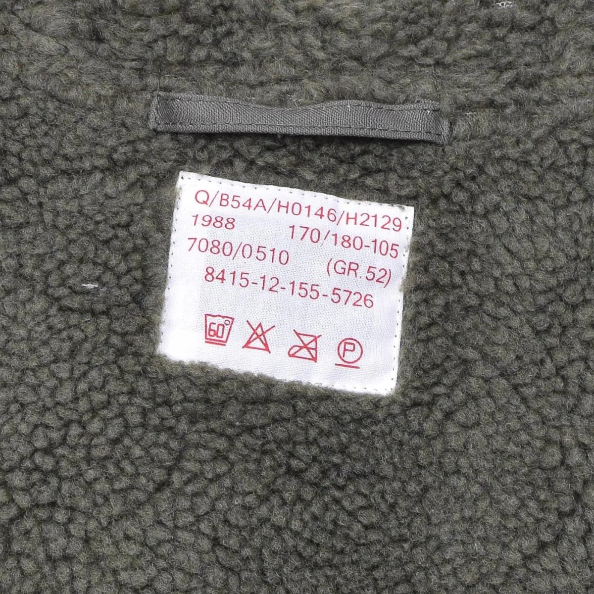MIL-TEC German military style parka faux fur liner hooded storm flap olive NEW - Imagen 6