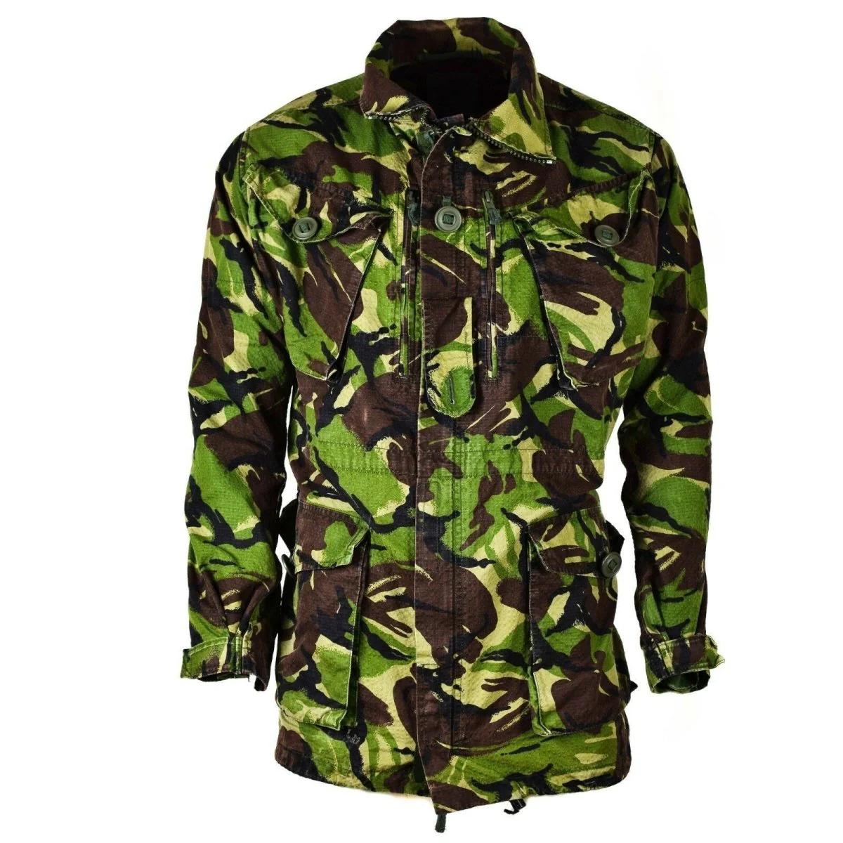 Original British army military combat DPM jungle jacket parka 95 smock Rip Stop - Imagen 2