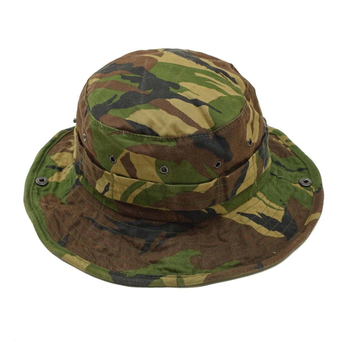 Original Dutch military panama hat neck flap tactical DMP boonie cap surplus - Imagen 6