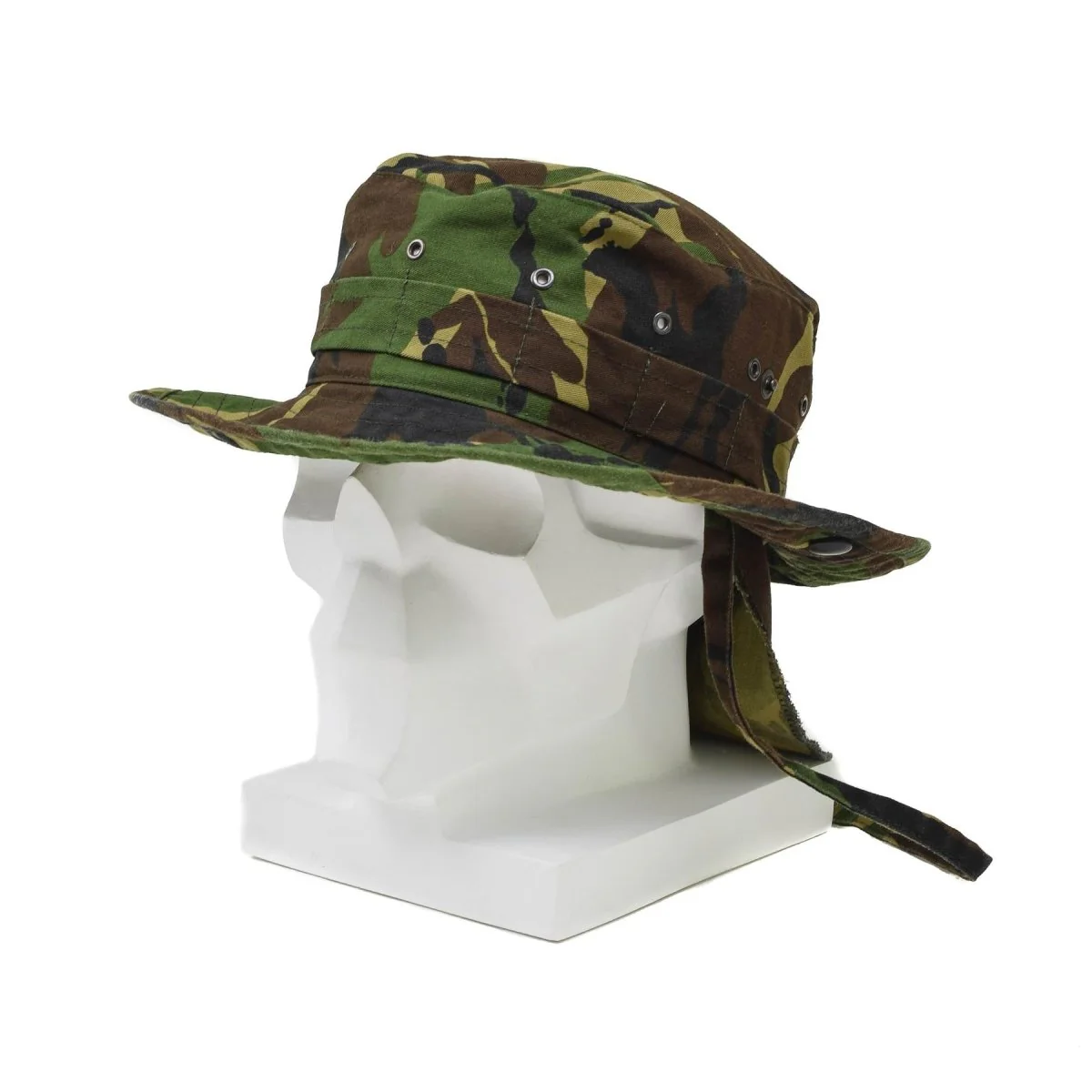 Original Dutch military panama hat neck flap tactical DMP boonie cap surplus - Imagen 4