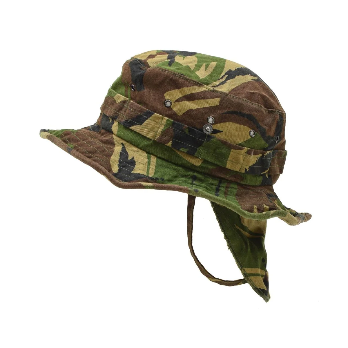 Original Dutch military panama hat neck flap tactical DMP boonie cap surplus - Imagen 3