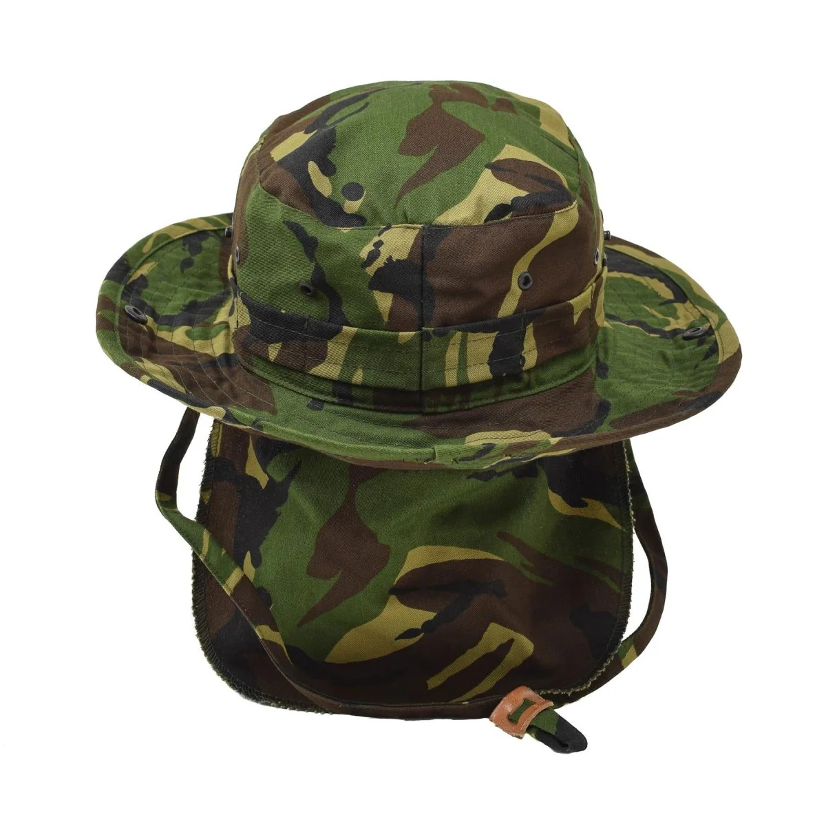 Original Dutch military panama hat neck flap tactical DMP boonie cap surplus - Imagen 7