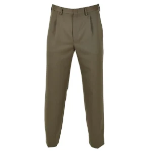 Original Italy military Formal Pants PANTALONE VERDE vintage Brown