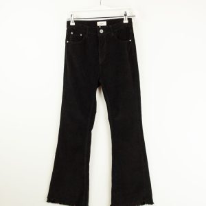 Pantalón campana de pana negro – Ouka