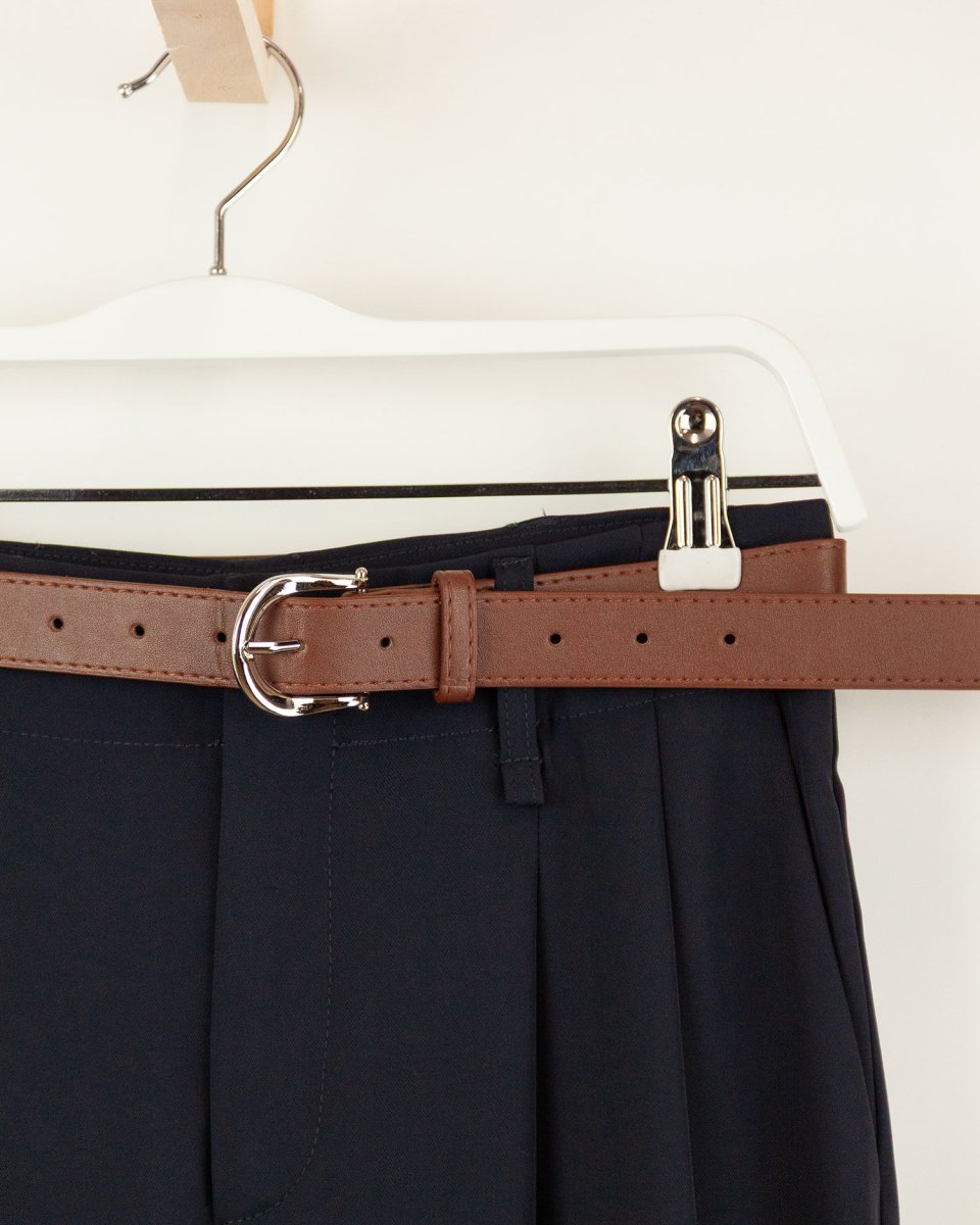 Pantalón flare azul marino – Ouka - Imagen 3