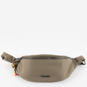 Bolso riñonera nylon kaki con correa ajustable – VICTORIA