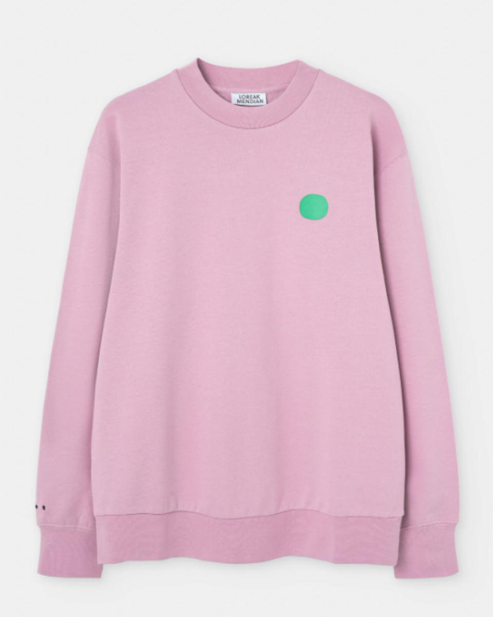 Sudadera SW Dot M Bi rosa – Loreak Mendian - Imagen 3