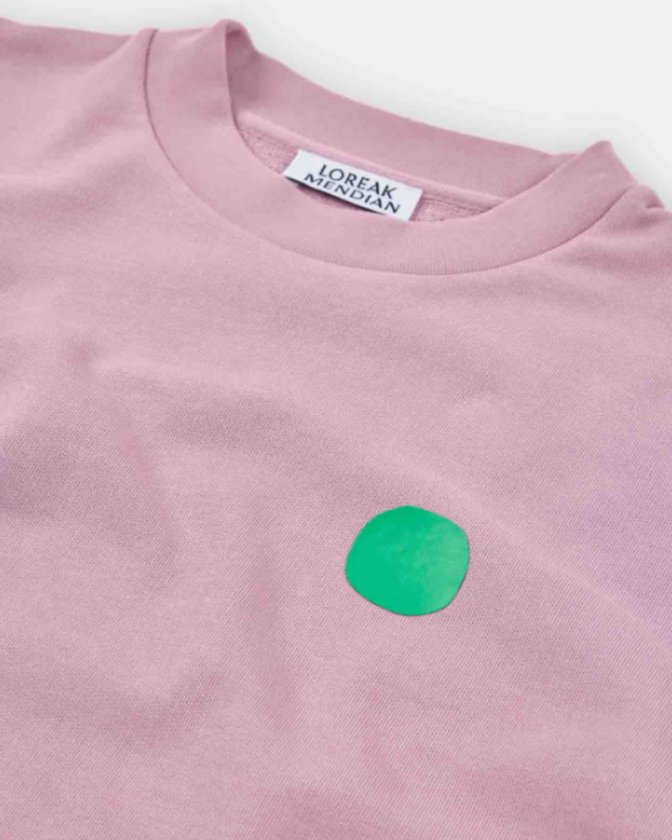 Sudadera SW Dot M Bi rosa – Loreak Mendian - Imagen 4