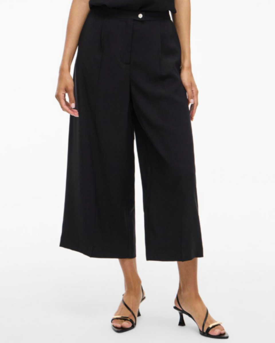 Pantalón culotte Vimarlee negro – VILA - Imagen 2