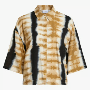Camisa estampada con nudo a la espalda Viwrinkle – VILA