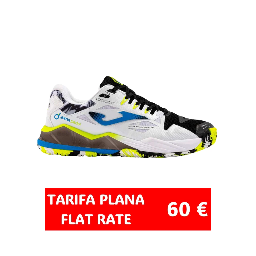 Zapatillas Joma Spin Men 2431 Negro/Blanco - Imagen 2